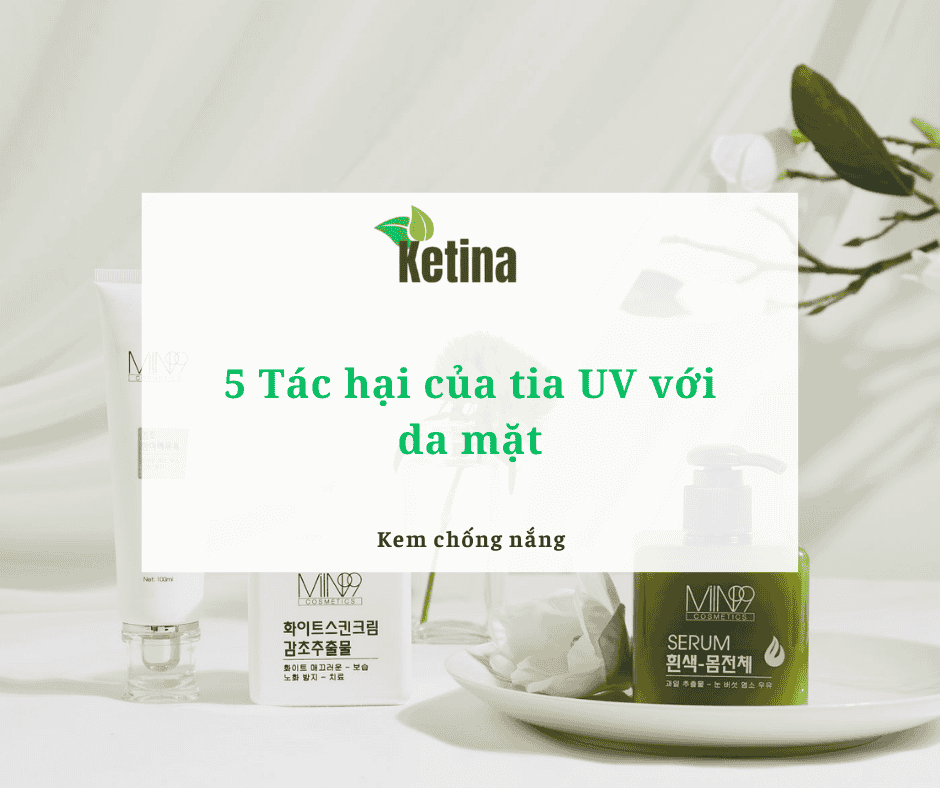 5 tác hại của tia UV với da mặt